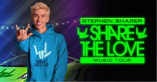 Stephen Sharer Share the Love Music Tour show poster