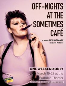 Off Nights at the Sometime Cafe show poster