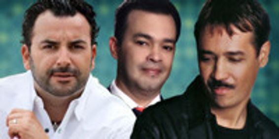 Eddie Santiago + Alex Bueno + Joseph Fonseca show poster