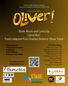 Lionel Bart's OLIVER! show poster