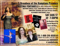 Opera & Broadway of Hamptons : A Southampton Salute to Summer: Cristina Fontanelli and Her Fabulous Friends