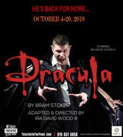 Dracula by Bram Stoker Adapted and Directed by Ira David Wood III show poster