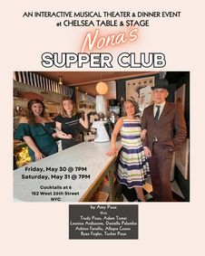 Nona's Supper Club show poster