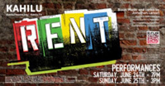 RENT show poster