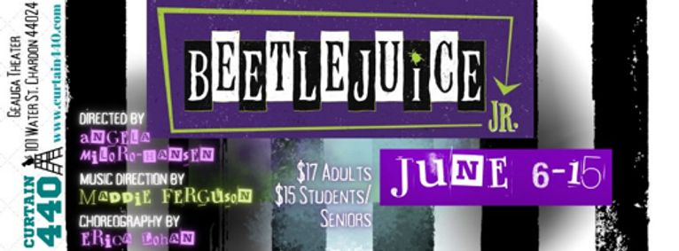 Beetlejuice Jr. show poster