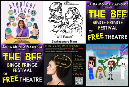 The BFF Binge Fringe Festival of FREE Theatre! What’s on for SATURDAY matinees? show poster