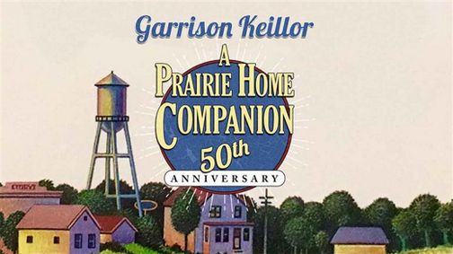 50th Anniversary of Prairie Home Companion with Garrison Keillor show poster