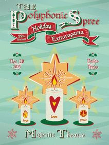 The Polyphonic Spree 22nd Annual Holiday Extravaganza show poster