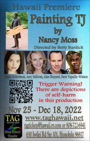 Painting TJ show poster