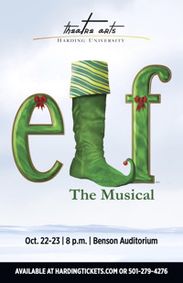 Elf the Musical show poster