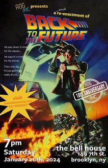 A Drinking Game NYC presents BACK TO THE FUTURE