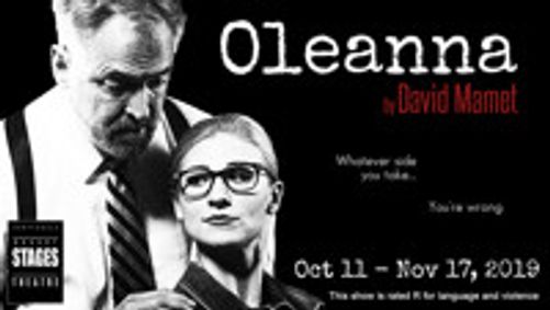 Oleanna show poster