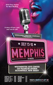 Memphis: the Musical show poster