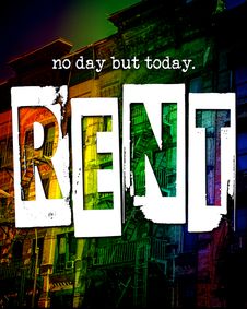 Rent show poster