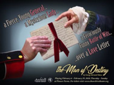 The Man of Destiny show poster