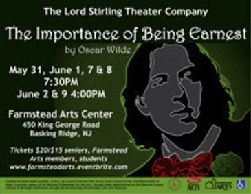 The Importance of Being Earnest show poster