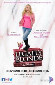 Legally Blonde show poster
