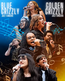 Golden Grizzly and Blue Grizzly Jazz Singers Concert show poster
