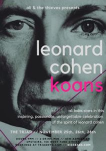 LEONARD COHEN KOANS