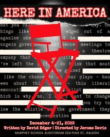 Here in America show poster