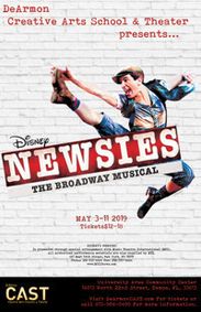 Newsies! show poster
