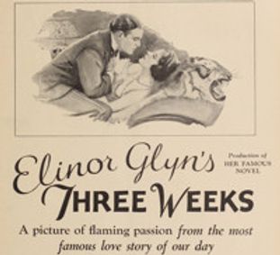 Three Weeks, a celebration of trashy romance show poster