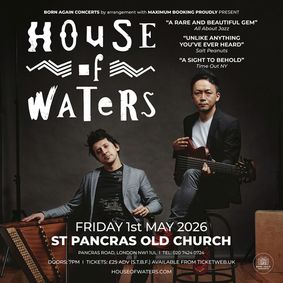 HOUSE OF WATERS at St Pancras Old Church - London show poster