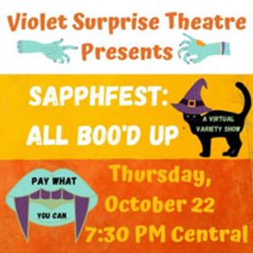 SapphFest: All Boo'd Up show poster
