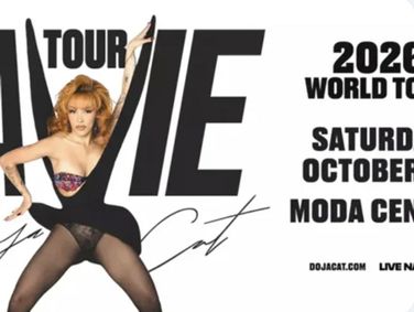 Doja Cat at Moda Center show poster