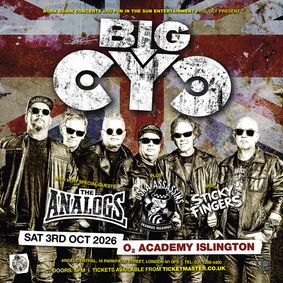BIG CYC at O2 Academy Islington - London show poster