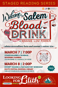 STAGED READING SERIES - Blood To Drink by Maggie Lou Rader show poster