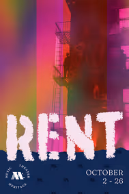 RENT show poster