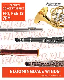 Bloomingdale Winds - Sounds in Motion show poster