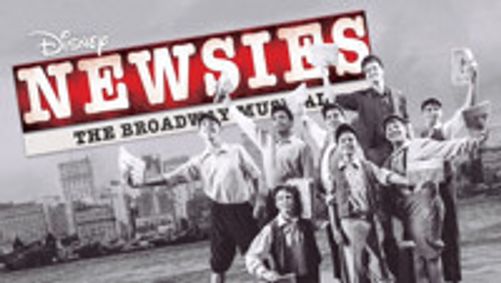Disney's NEWSIES show poster