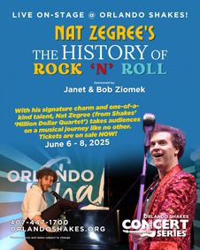 Nat Zegree's The History of Rock 'n' Roll show poster
