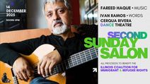 Fareed Haque headlines 12.14.25 Second Sunday Salon to benefit ICIRR