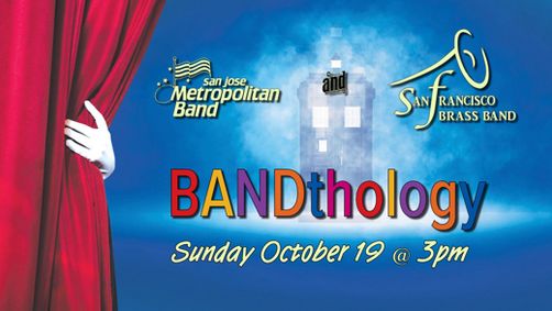 SJMB and SFBB Present BANDthology show poster