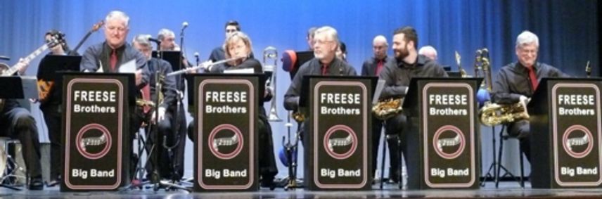 THE FREESE BROTHERS BIG BAND SUMMER DANCE CONCERT – Fri Aug 29, 7pm show poster