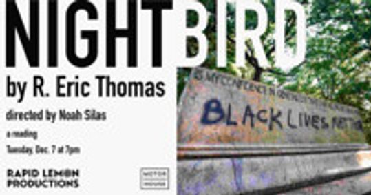 Nightbird by R. Eric Thomas - a reading show poster
