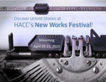 New Works Festival show poster