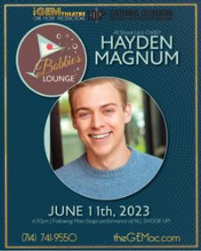 Bobbie's Lounge: Starring Hayden Magnum show poster