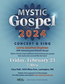 Mystic Chorale Sings Gospel! show poster