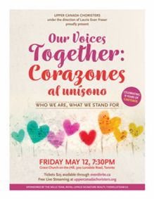 Our Voices Together: Corazones al Unisono show poster