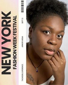 NY FASHION WEEK FESTIVAL: RASHIDA ASHLEY 9/13/25 show poster