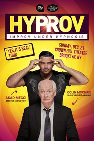 HYPROV: Improv Under Hypnosis show poster
