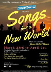 Songs For A New World by Jason Robert Brown show poster