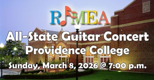 2026 RIMEA All-State Guitar Concert show poster