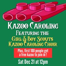 Kazoo Caroling on Main Street