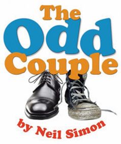 Neil Simon's The Odd Couple show poster