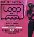 Ed Sheeran, Myles Smith & Lukas Graham at Rogers Centre in Toronto